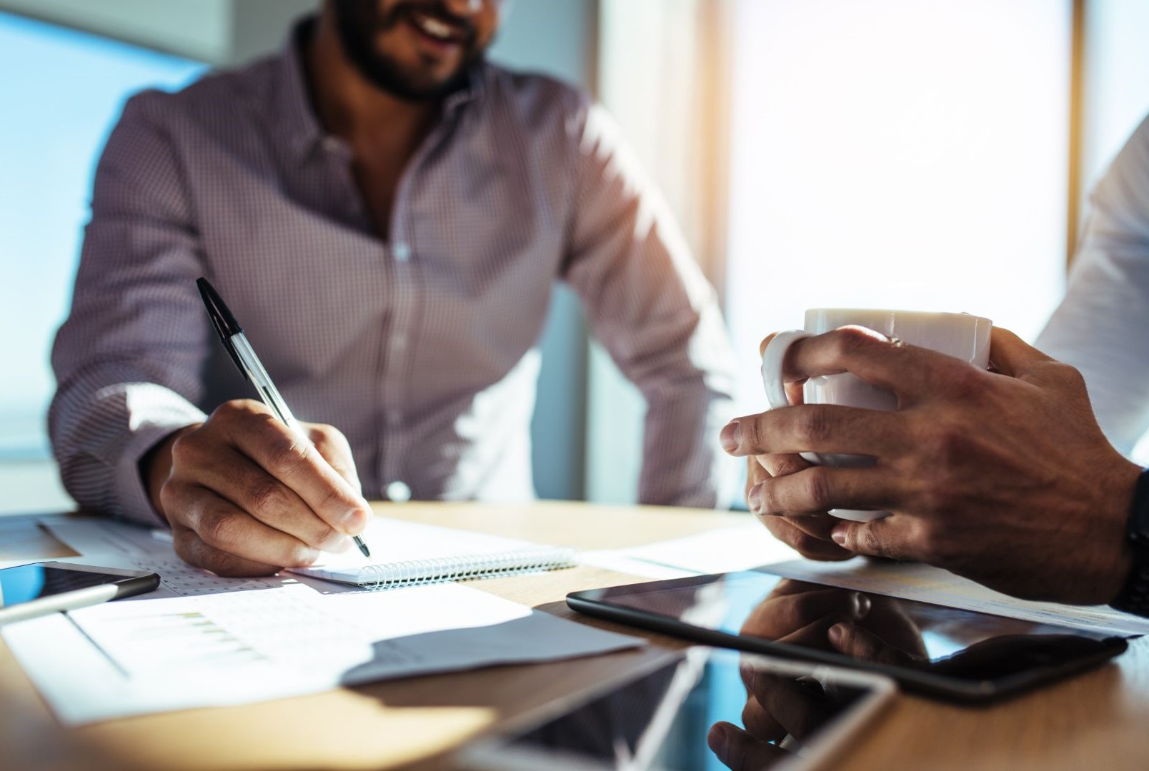 Business people planning